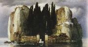 Arnold Bocklin the lsland of the dead USA oil painting artist